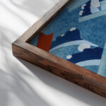 Prismes 36 1931 Emile Allain Seguy close up dark wood mockup