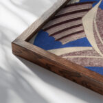 Prismes 8 1931 Emile Allain Seguy close up dark wood mockup