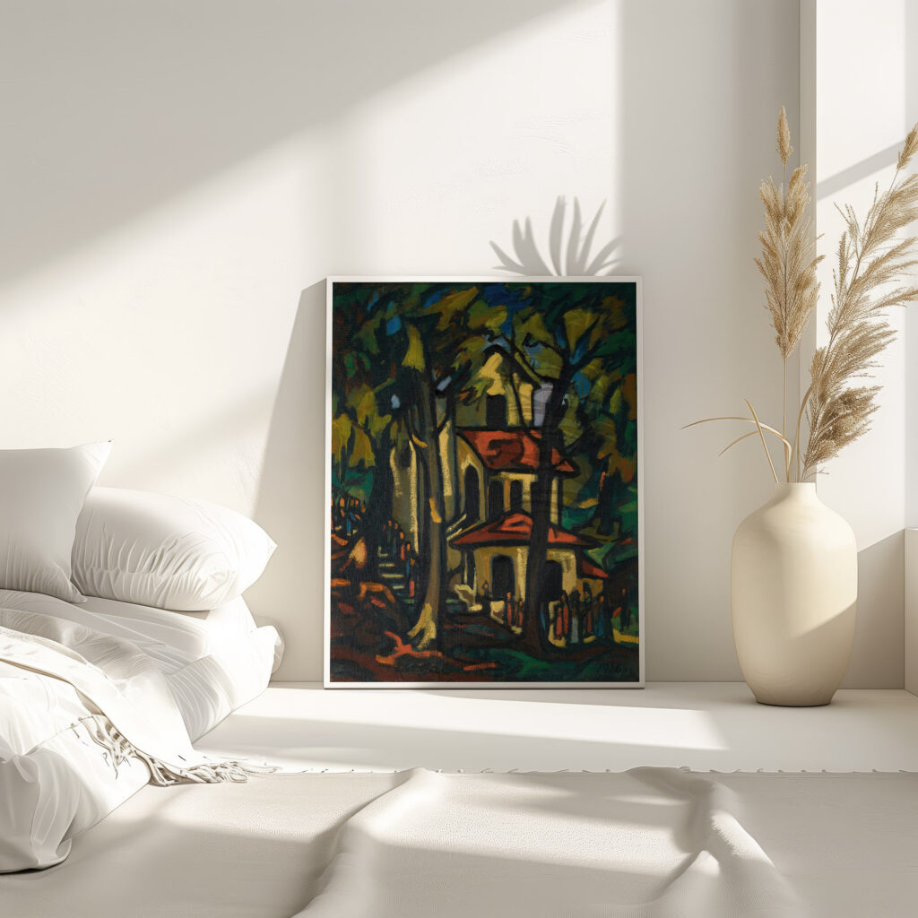 Procession Madonna of the fountain 1916 Arthur Segal 4 mockup Procession Madonna of the fountain 1916 Arthur Segal 4 mockup