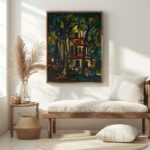 Procession Madonna of the fountain 1916 Arthur Segal 5 mockup Procession Madonna of the fountain 1916 Arthur Segal 5 mockup