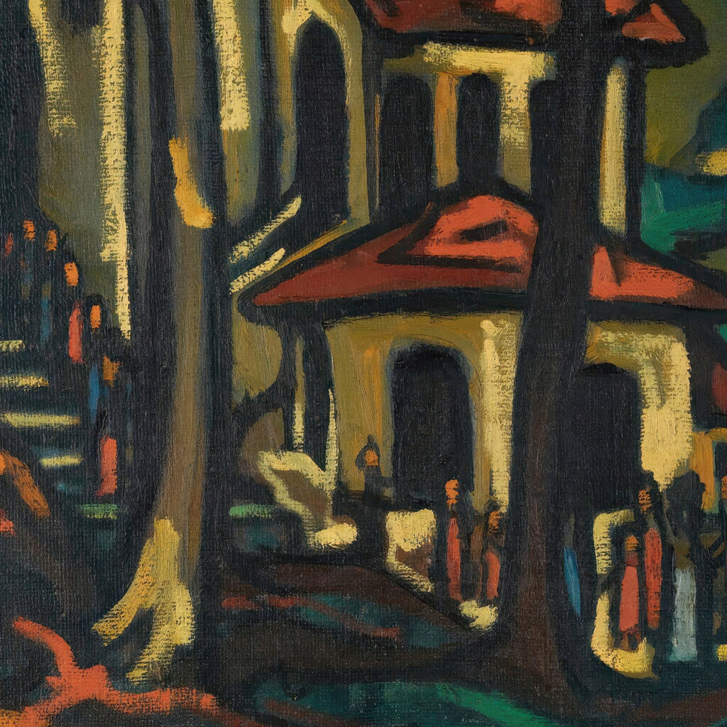 Procession Madonna of the fountain 1916 Arthur Segal 8 mockup
