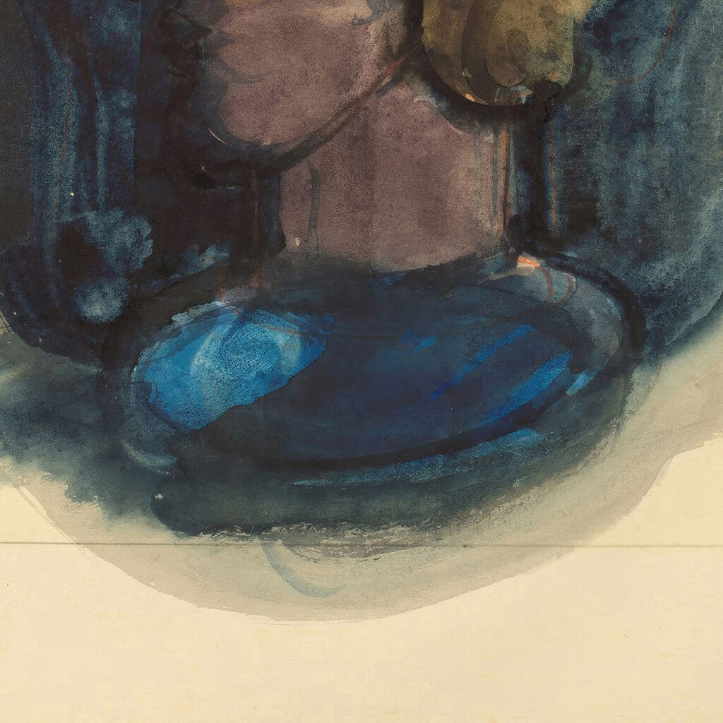 Profilkopf in Fleckformen Circa 1930 Oskar Schlemmer 8 mockup