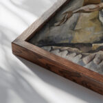 Prometheus 1911 Antonin Prochazka close up dark wood mockup