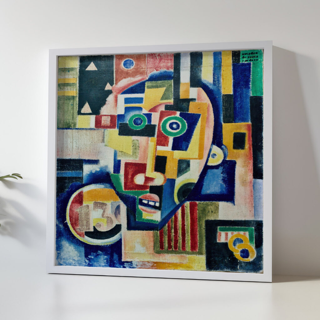 Promontory Head Indigo Seas of Ossian Rose Orange circa 1915 Amadeo de Souza Cardoso 5 mockup
