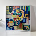 Promontory Head Indigo Seas of Ossian Rose Orange circa 1915 Amadeo de Souza Cardoso 5 mockup