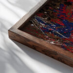 Protestilaul 1962 Lola Liivat close up dark wood mockup