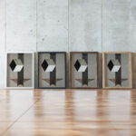 Proun 99 ca. 1923–25 El Lissitzky framed posters mockup