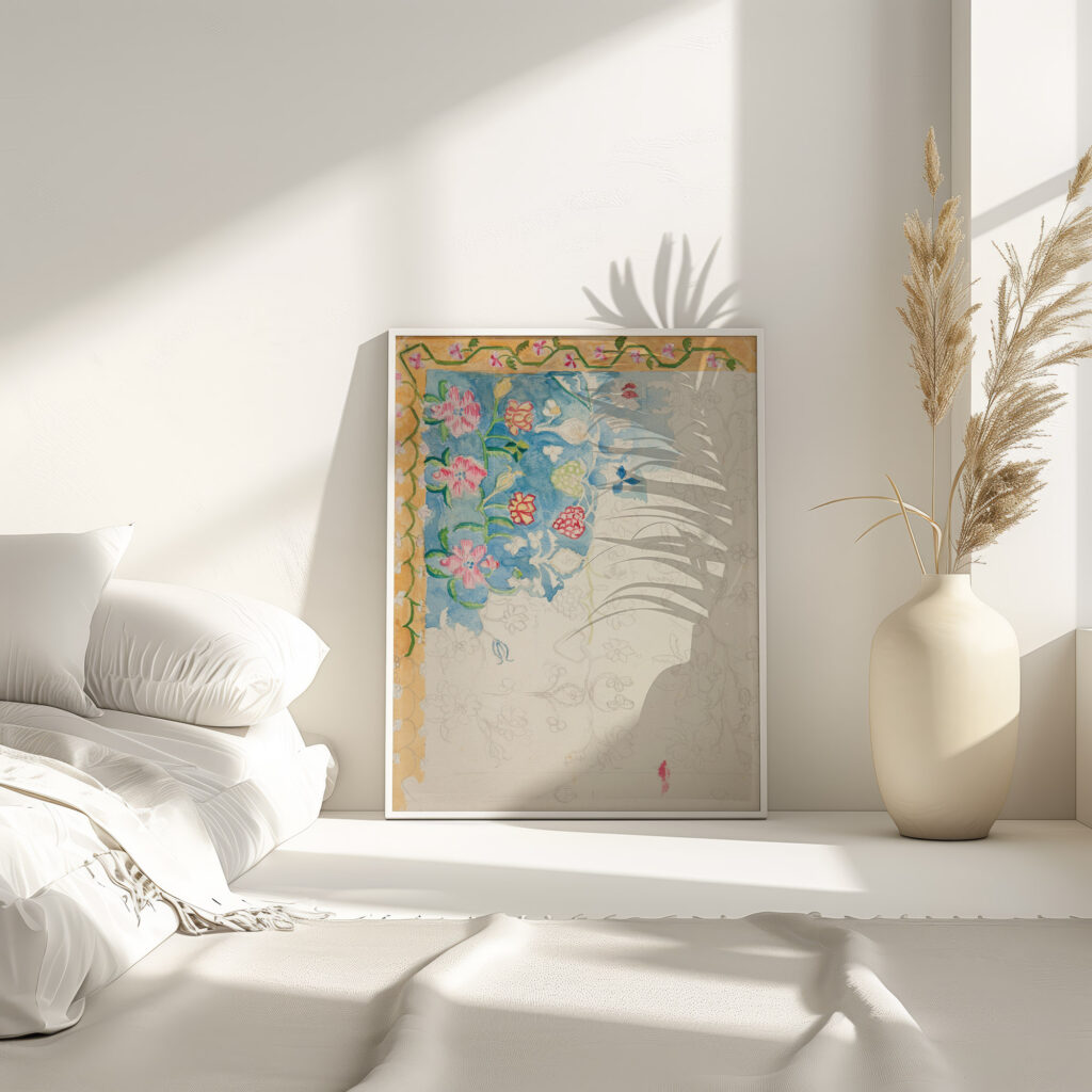 Przerys wzoru z kilimu ukrainskiego 1934 Sofija Paraszczuk 4 mockup