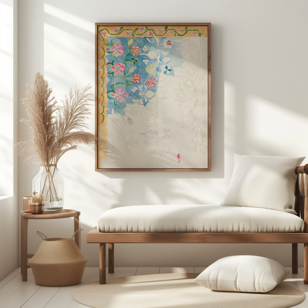 Przerys wzoru z kilimu ukrainskiego 1934 Sofija Paraszczuk 5 mockup