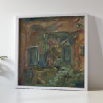 Purbeck courtyard early afternoon 1944 Frances Hodgkins 5 mockup