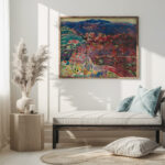 Purple Hills George Luks 5 mockup