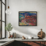 Purple Hills George Luks 6 mockup