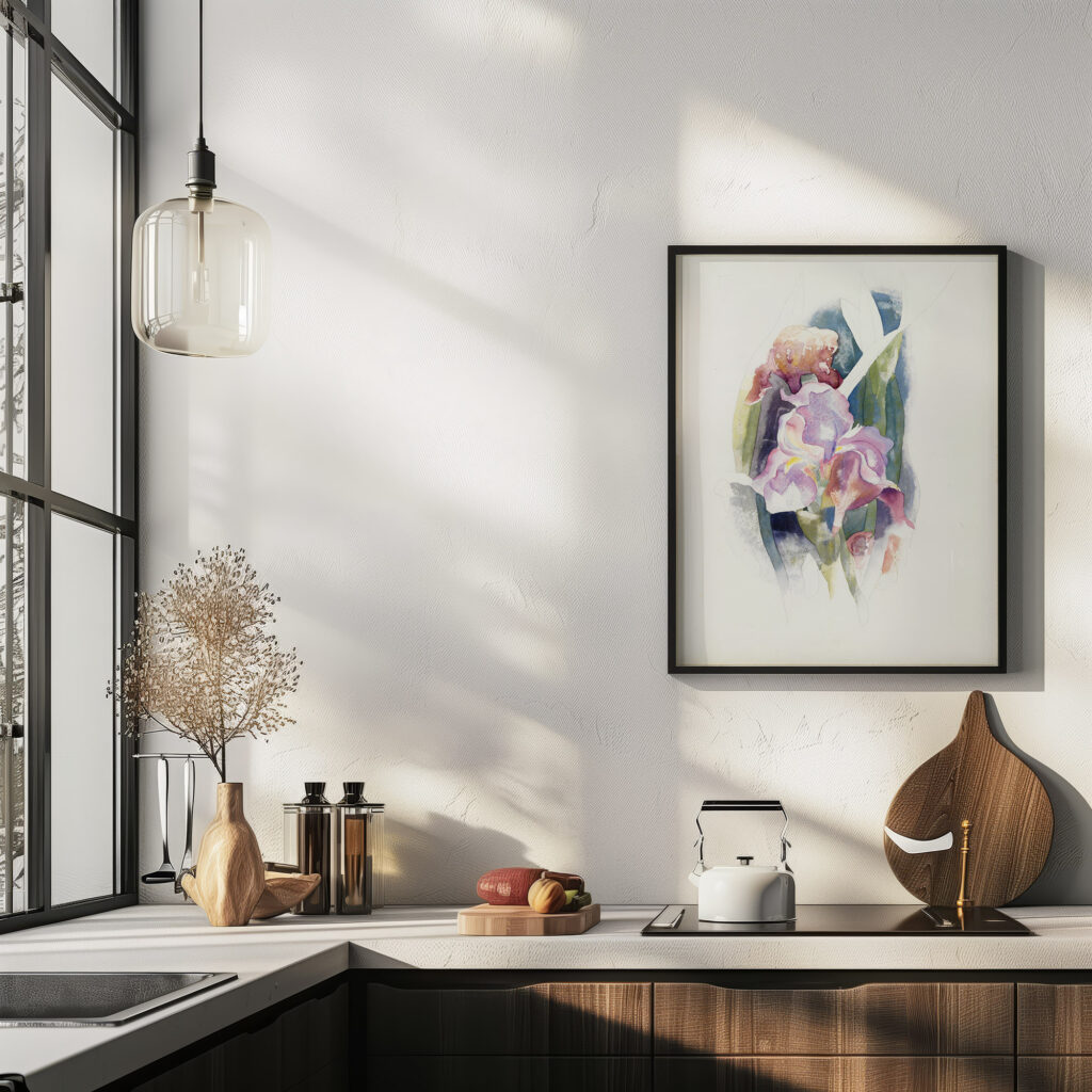 Purple Iris circa 1920 Charles Demuth 6 mockup