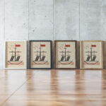 R.S.F.S.R. 1923 El Lissitzky framed posters mockup