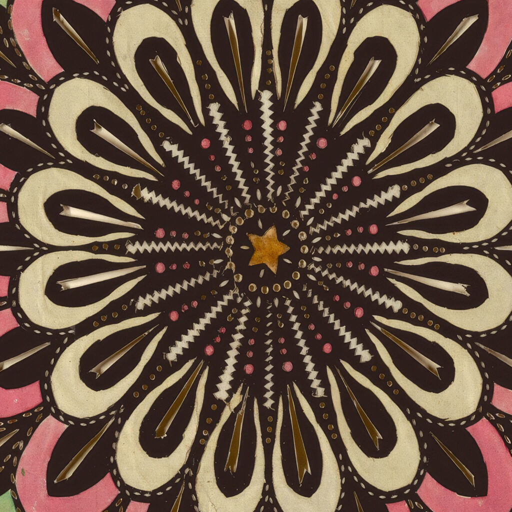 Radiating Raindrop Pattern ca. 1780 Unknown 8 mockup
