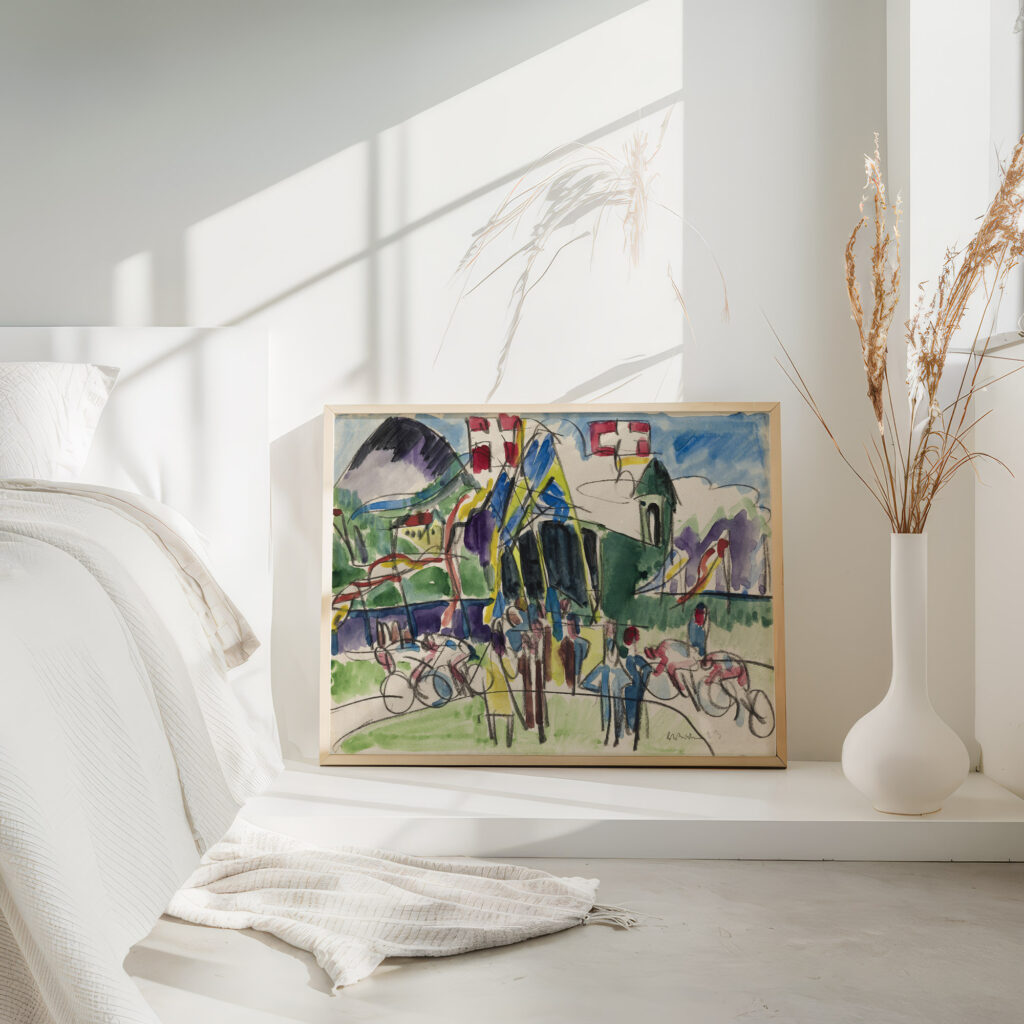 Radrennen 1923 Ernst Ludwig Kirchner 4 mockup