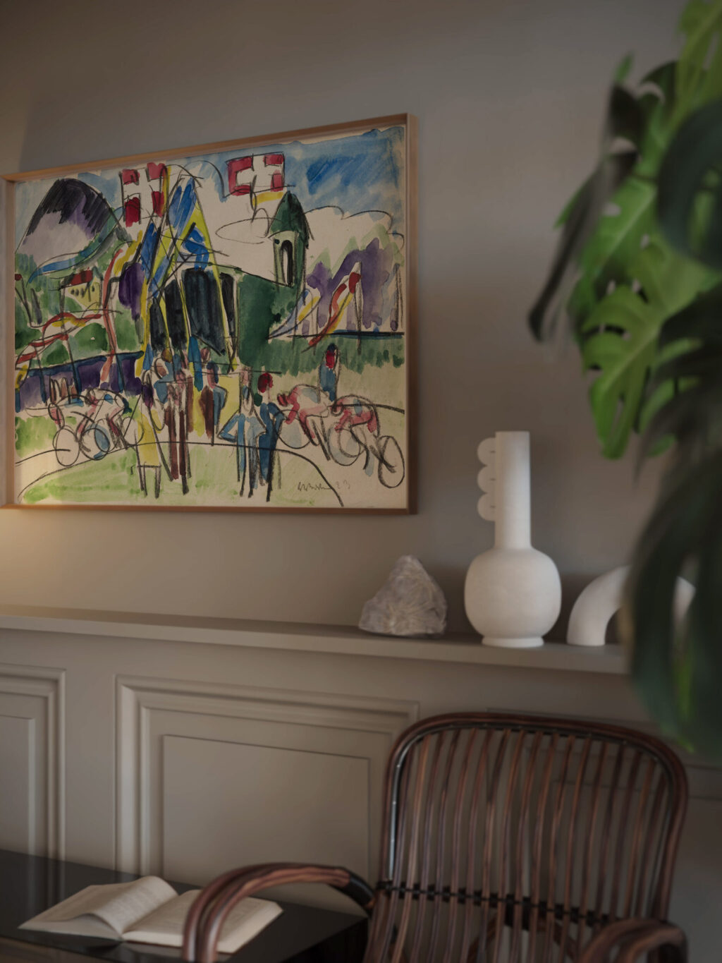 Radrennen 1923 Ernst Ludwig Kirchner video mockup