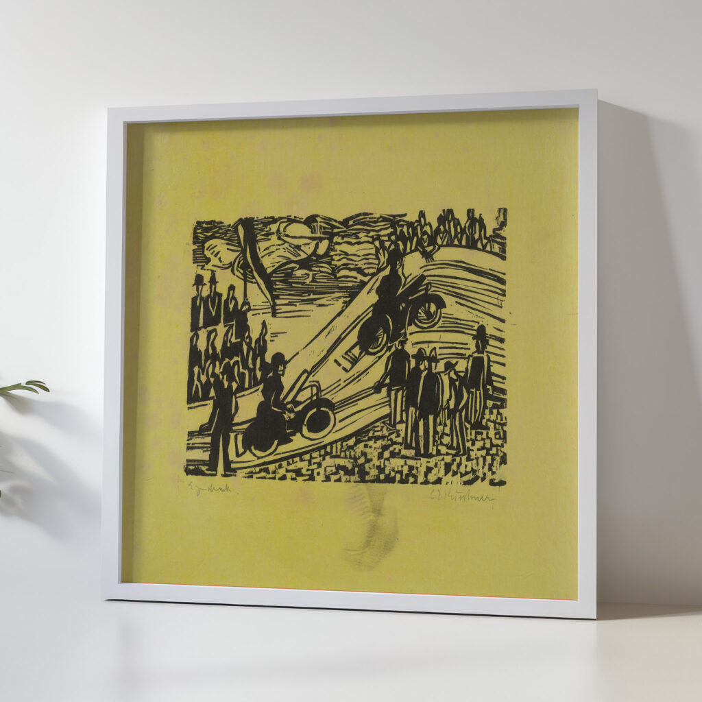 Radrennen 1927 Ernst Ludwig Kirchner 5 mockup