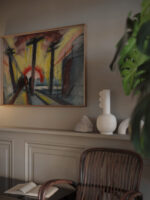 Railroad Tracks Cityscape With Sun 1927 Oscar Bluemner video mockup