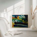 Railway near Murnau 1909 Wassily Kandinsky 4 mockup