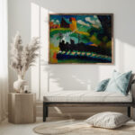 Railway near Murnau 1909 Wassily Kandinsky 5 mockup