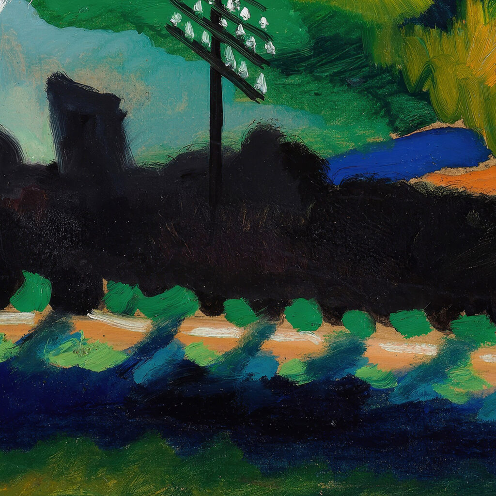 Railway near Murnau 1909 Wassily Kandinsky 8 mockup