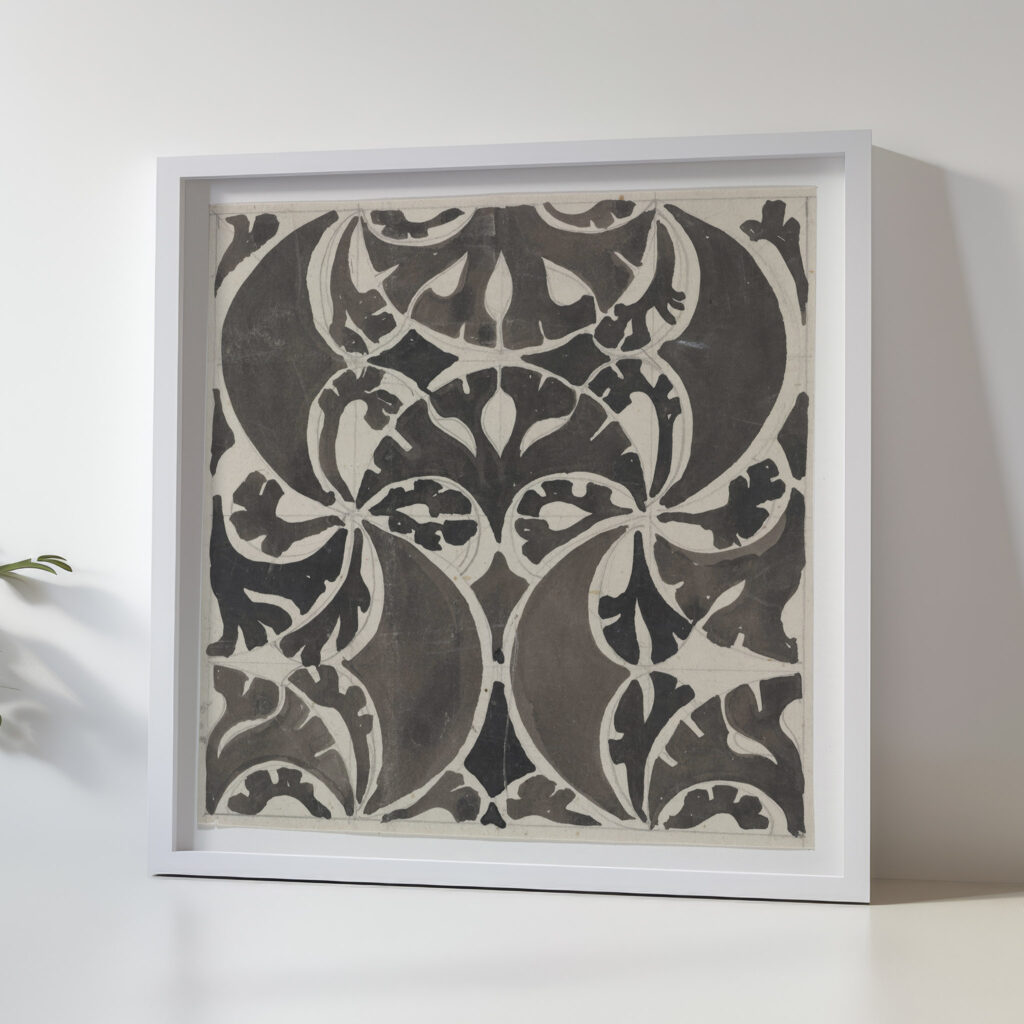 Randornament 1874 Carel Adolph Lion Cachet 5 mockup