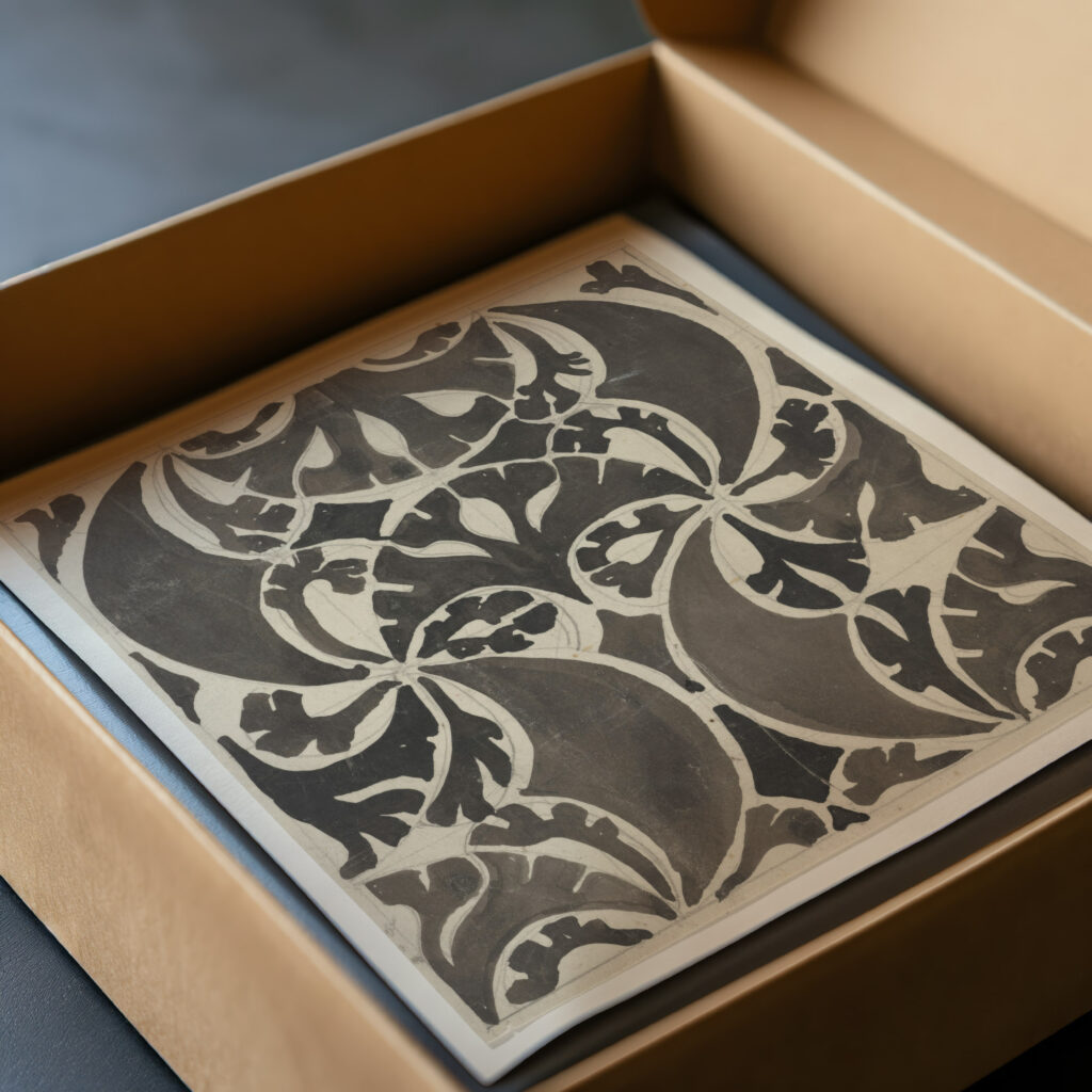 Randornament 1874 Carel Adolph Lion Cachet video mockup