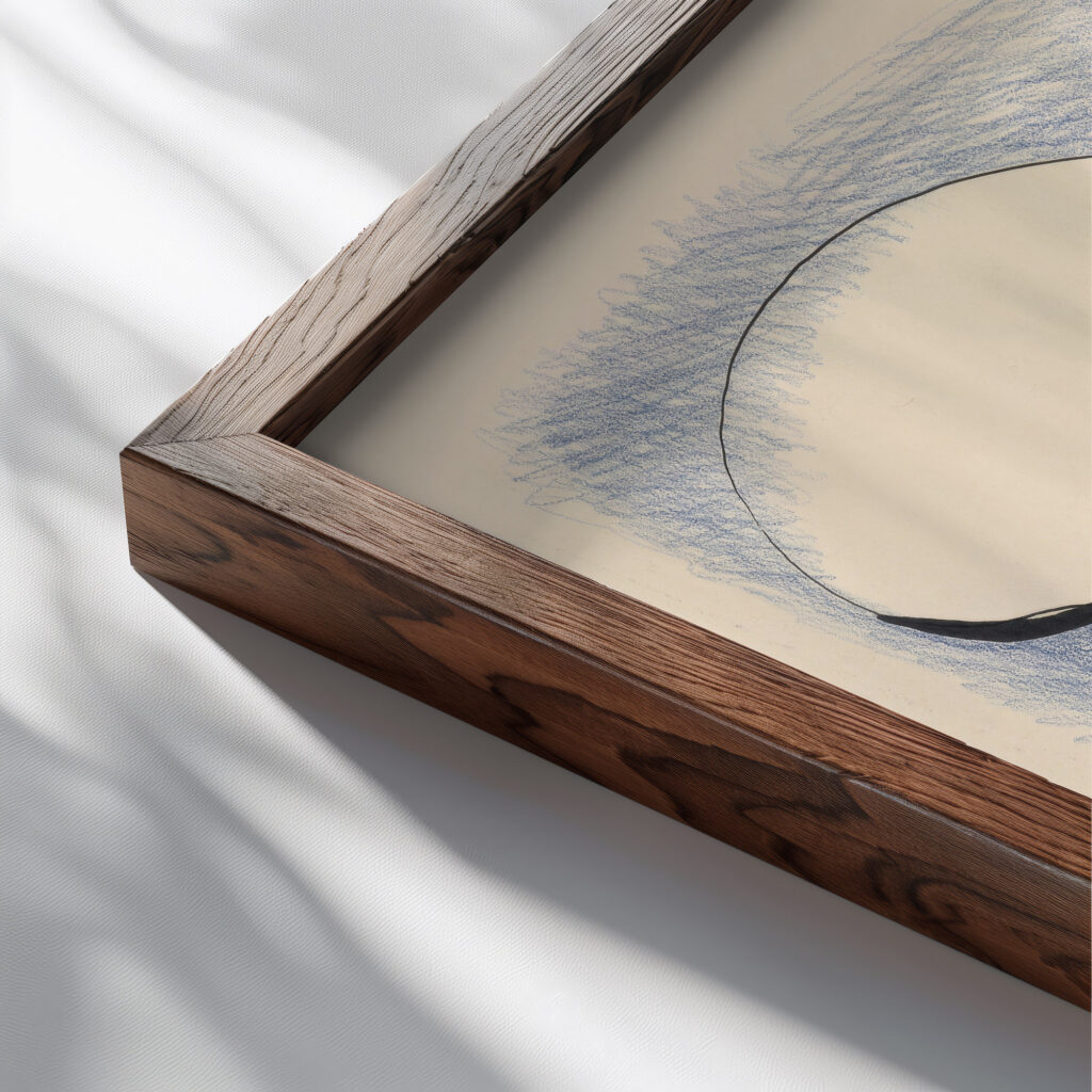 Reading 1935 1936 Mikulas Galanda close up dark wood mockup