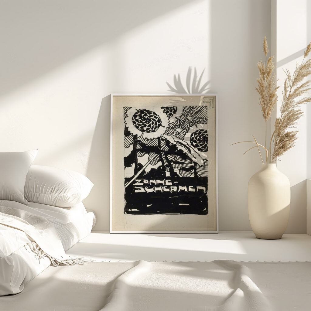 Reclameontwerp voor zonneschermen 1919 08 Reijer Stolk 4 mockup