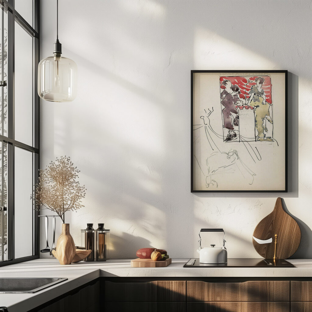 Reclameontwerp voor zonneschermen en een libelle 1919 08 Reijer Stolk 6 mockup