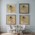 Reclining Dog 1940–1944 Arnold Peter Weisz Kubincan framed posters mockup