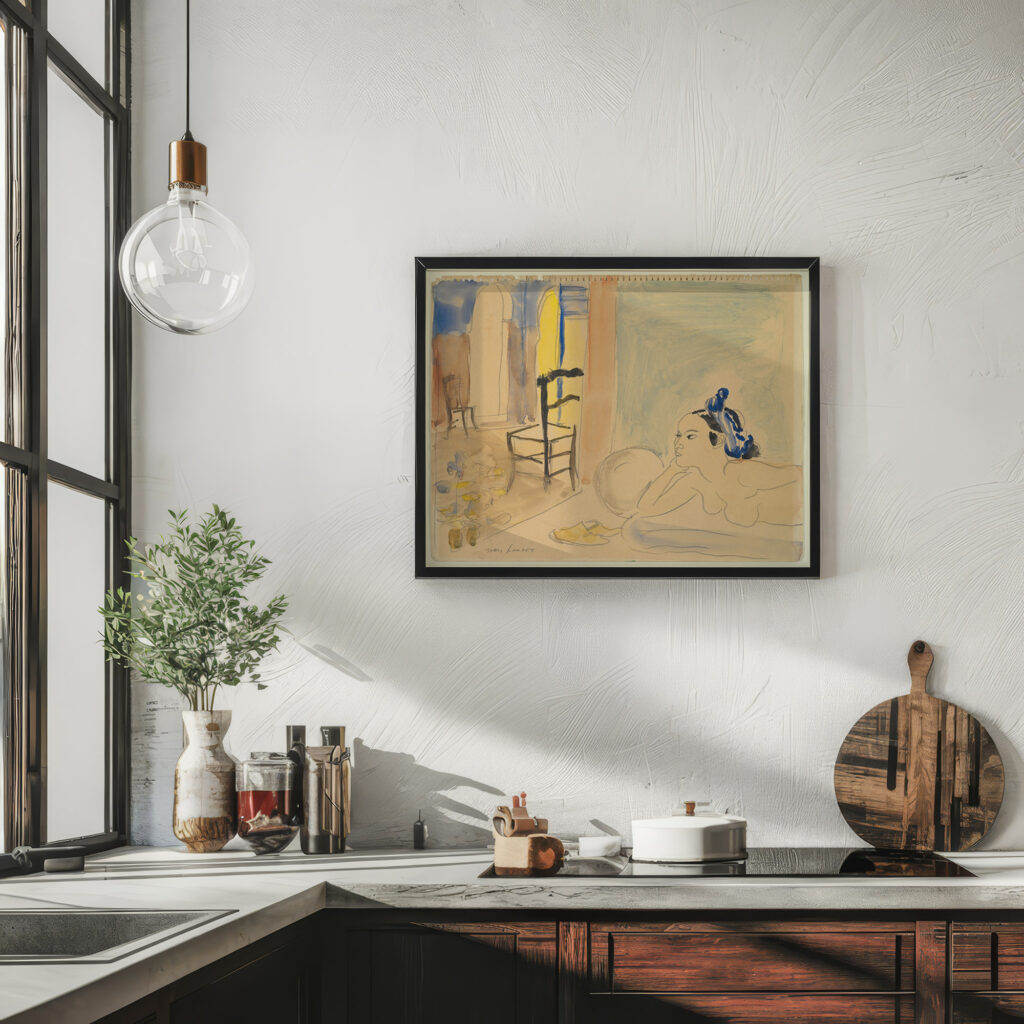 Reclining Nude Jean Launois 6 mockup