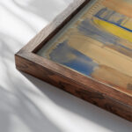 Reclining Nude Jean Launois close up dark wood mockup