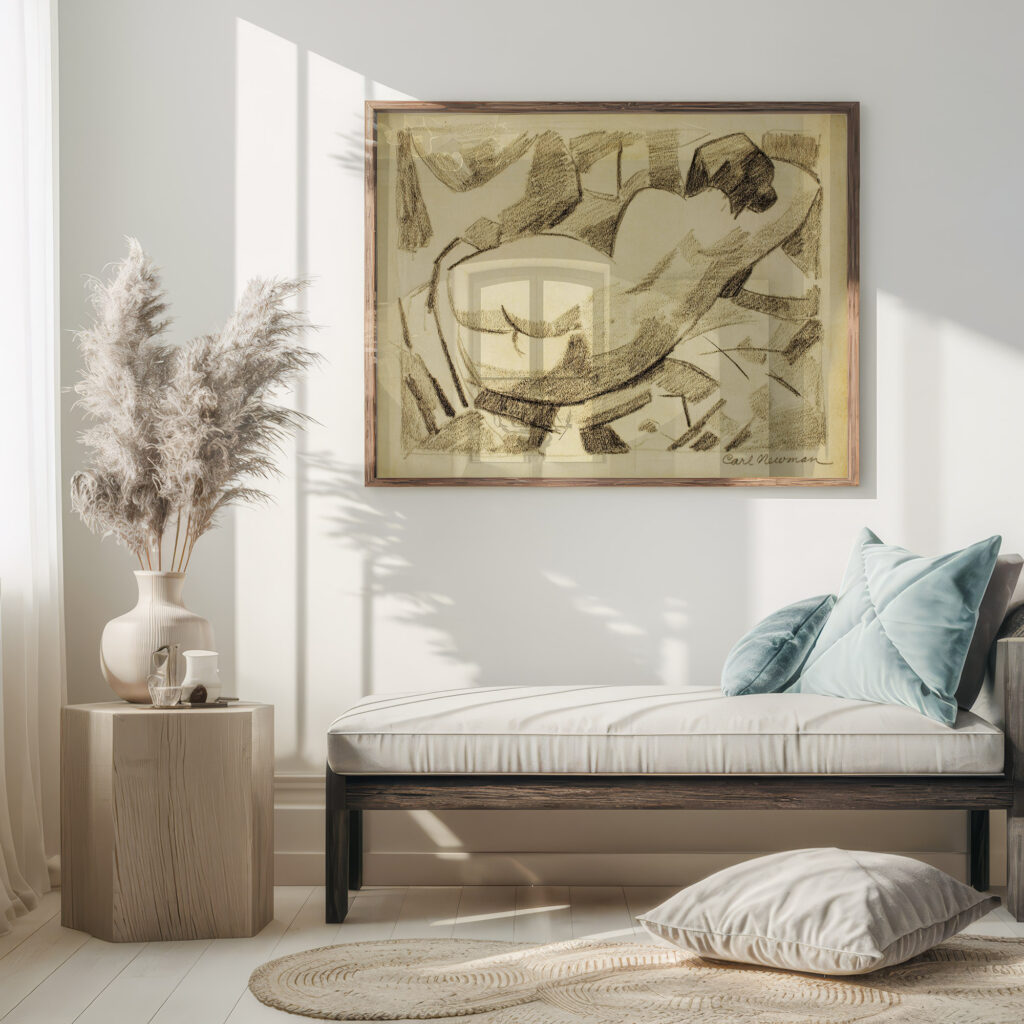 Reclining Nude Women Carl Newman 5 mockup