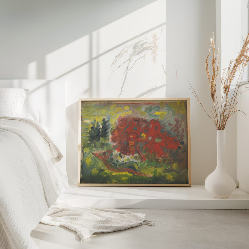 Reclining Nude in a Garden 1940–1944 Arnold Peter Weisz Kubincan 4 mockup