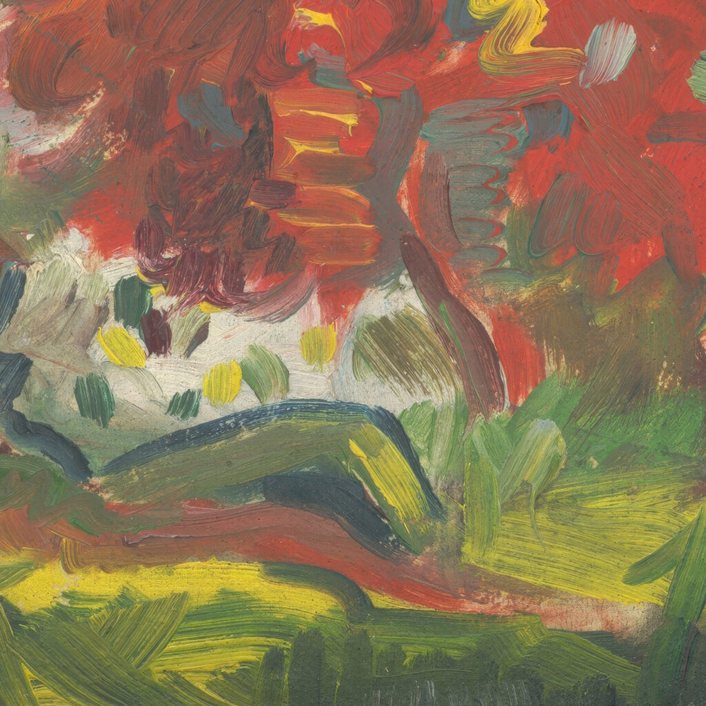Reclining Nude in a Garden 1940–1944 Arnold Peter Weisz Kubincan 8 mockup