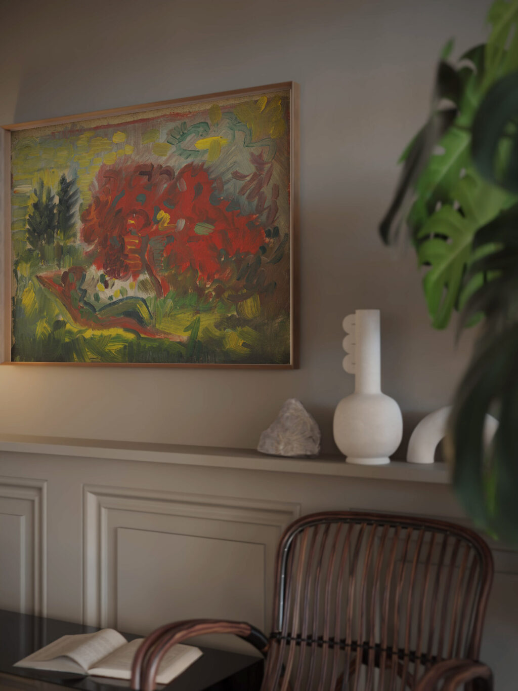 Reclining Nude in a Garden 1940–1944 Arnold Peter Weisz Kubincan video mockup