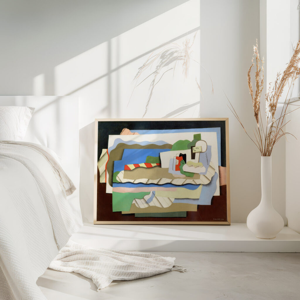 Reclining girl 1926 Georges Valmier 4 mockup