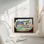 Reclining girl 1926 Georges Valmier 4 mockup