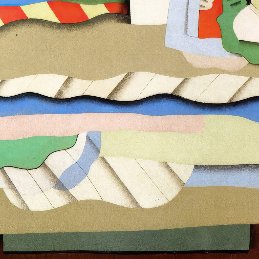 Reclining girl 1926 Georges Valmier 8 mockup