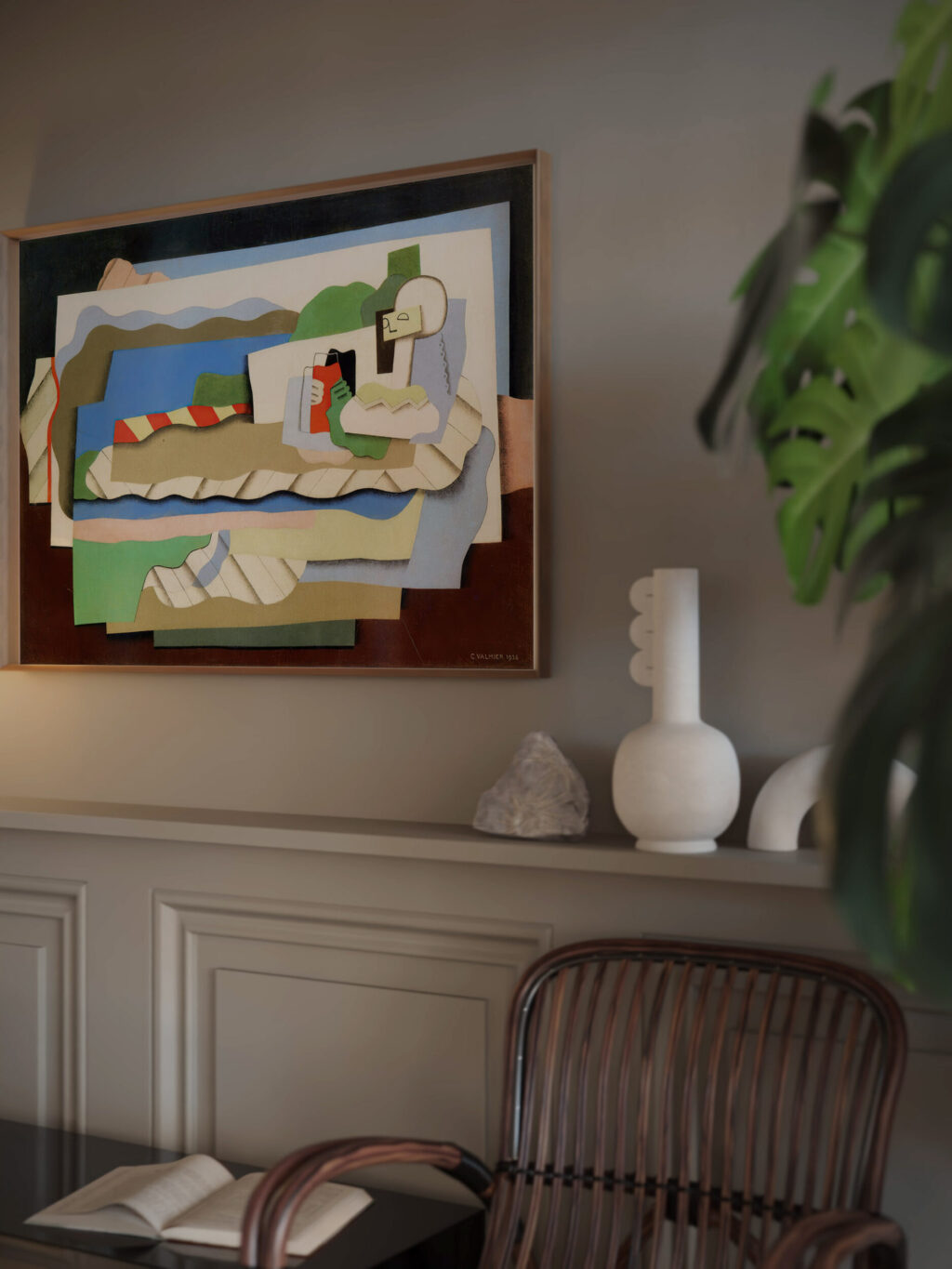 Reclining girl 1926 Georges Valmier video mockup