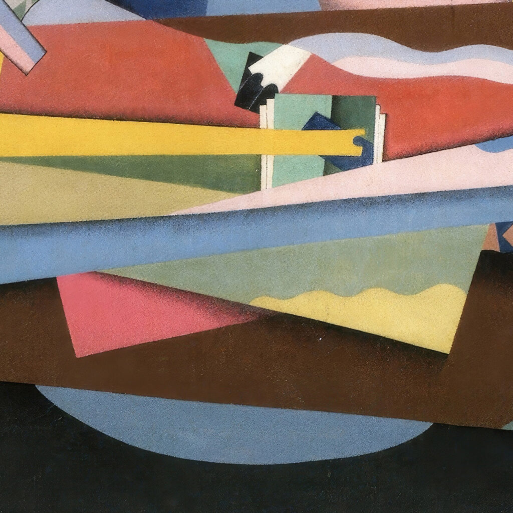 Reclining woman 1924 Georges Valmier 8 mockup