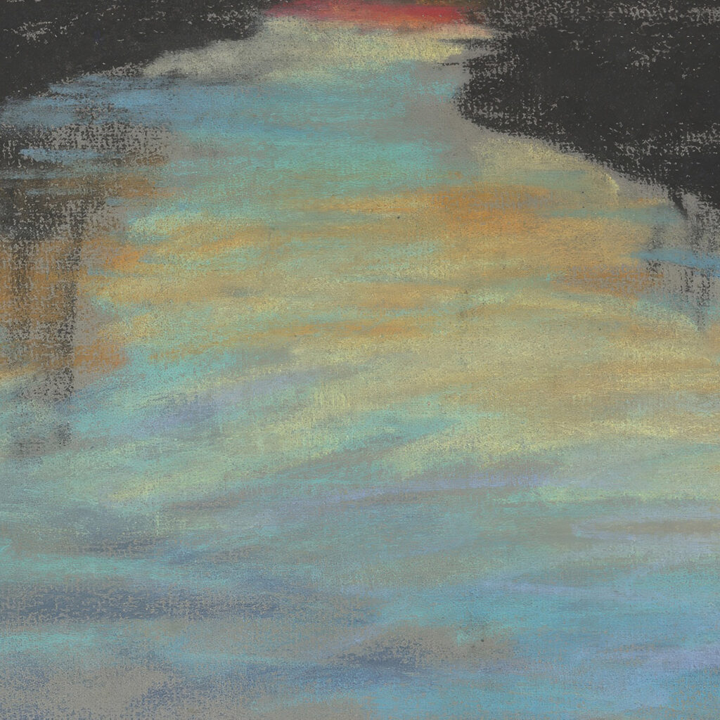 Red Dawn over a River 1929 1930 Zolo Palugyay 8 mockup