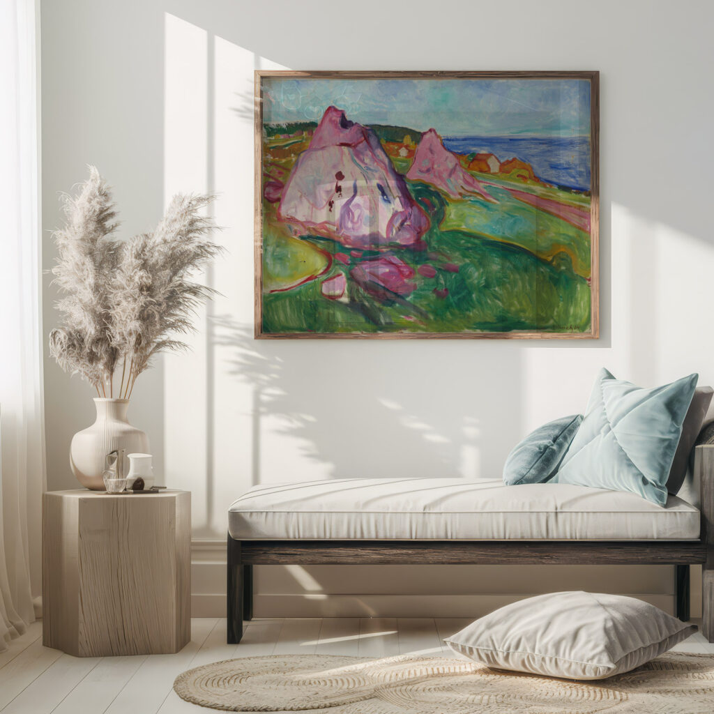 Red Rocks by Asgardstrand 1904 Edvard Munch 5 mockup