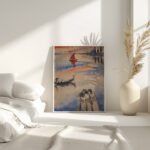 Red Sailing Ship and Gondola Jules Schmalzigaug 4 mockup