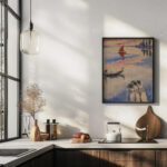Red Sailing Ship and Gondola Jules Schmalzigaug 6 mockup