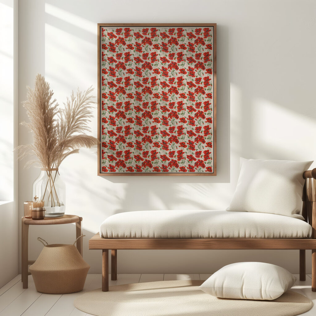 Red poppy design 1911 Unknown 5 mockup