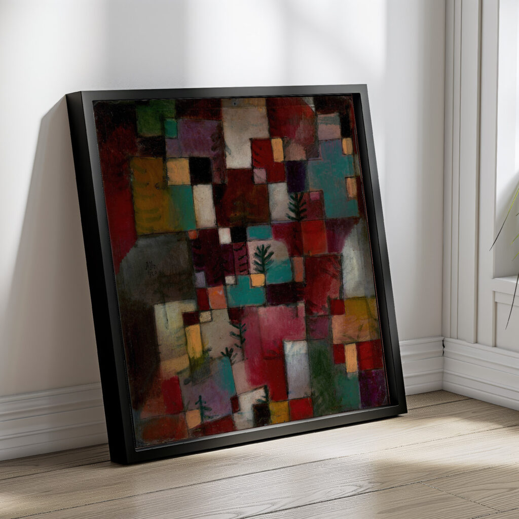 Redgreen and Violet Yellow Rhythms 1920 Paul Klee 4 mockup