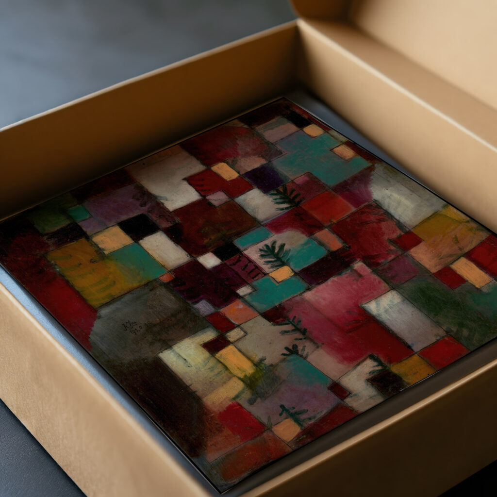 Redgreen and Violet Yellow Rhythms 1920 Paul Klee video mockup